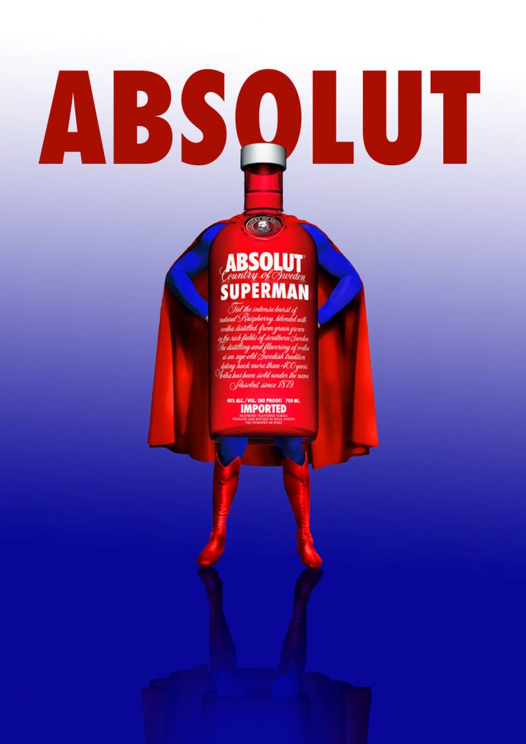 Affiches photoshop absolut vodka